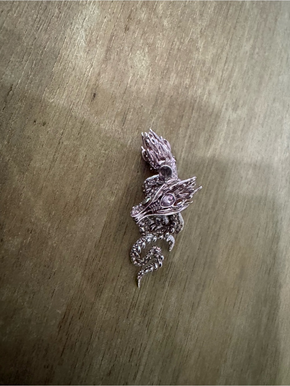 Rose Gold Dragon Dangle Earring - Women's Jewelry